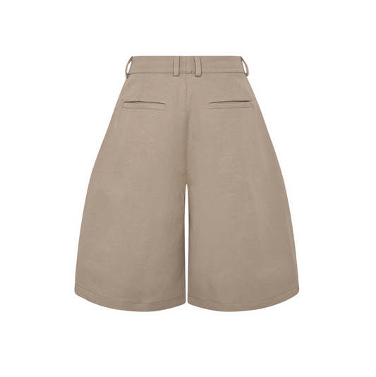 HARMONY KHAKI BERMUDA SHORT (BEIGE)