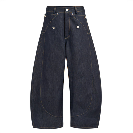MULE POCKET RAW DENIM PANTS