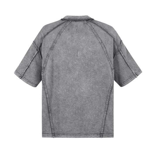 SCAR WASHED TSHIRT (GREY)