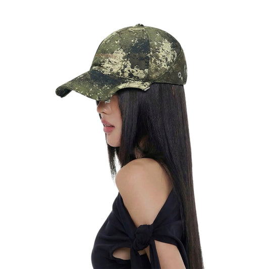 EYELET HALF MOON CAP (CAMOUFLAGE)