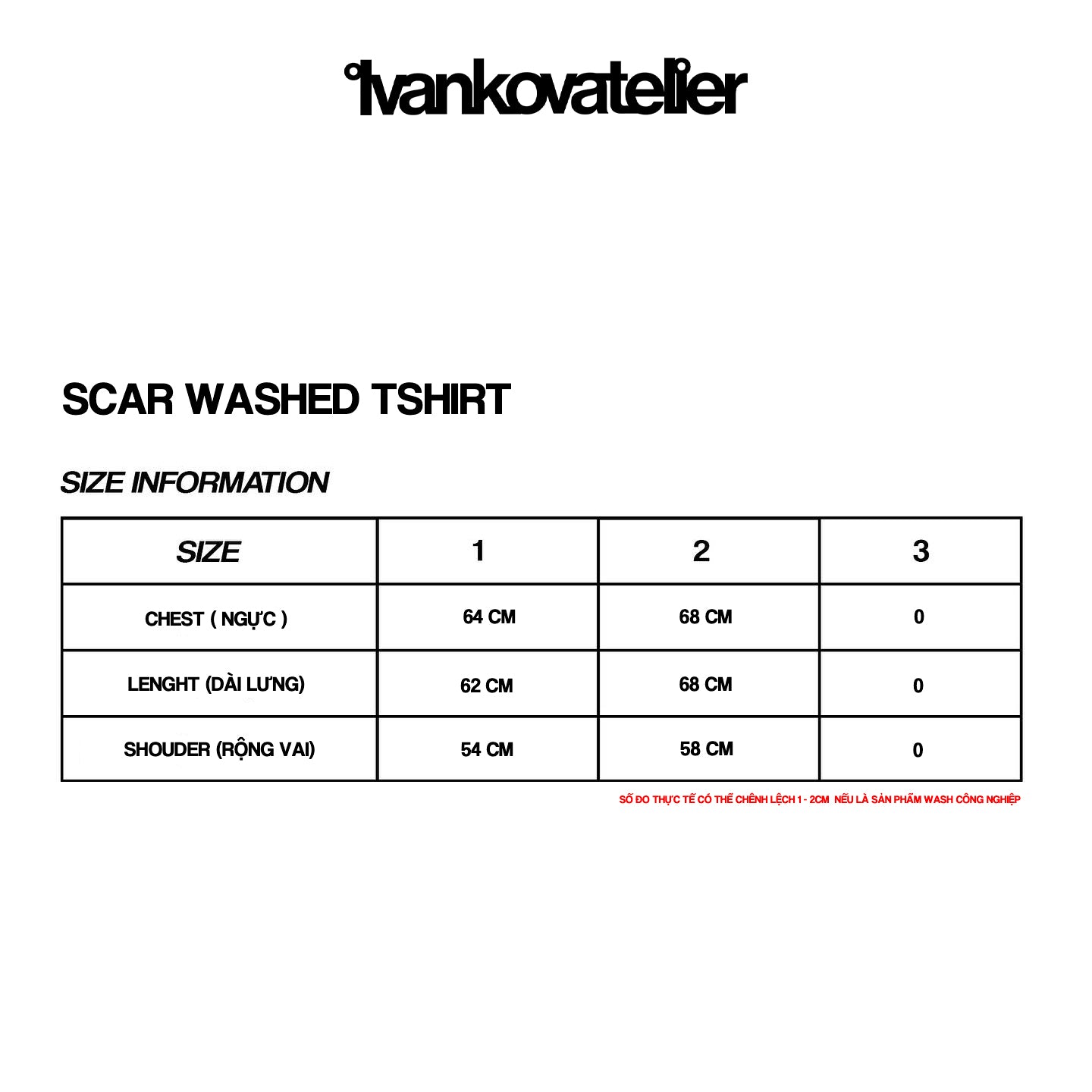 SCAR WASHED TSHIRT (BLACK)