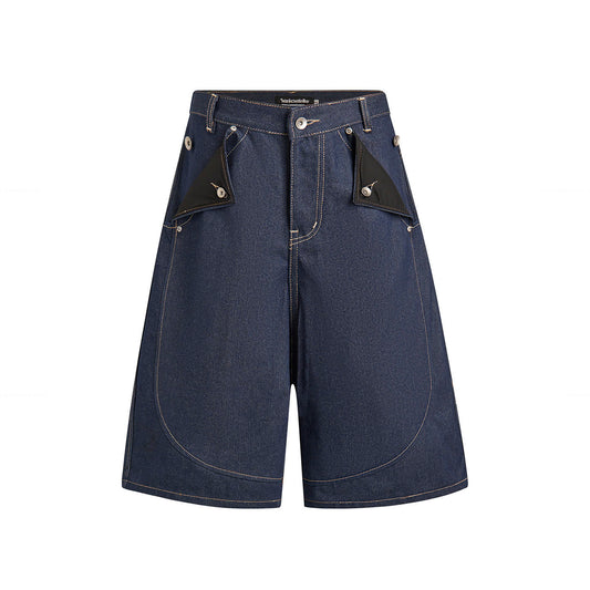 MULE POCKET RAW DENIM SHORT (RAW BLUE)