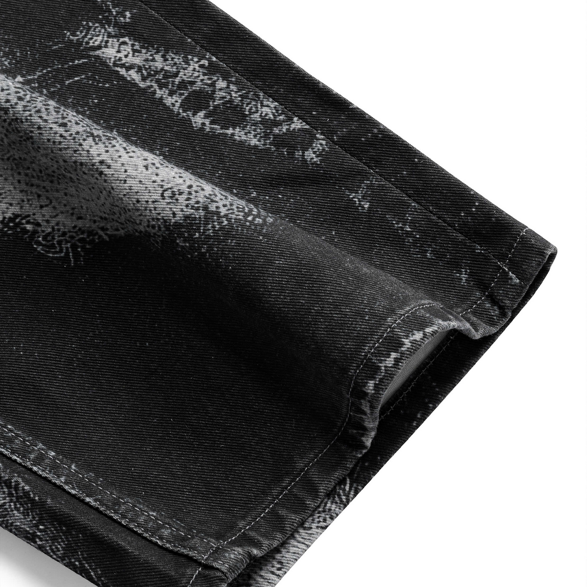 TROMPE-L'OEIL WAVING JEANS (BLACK GREY)