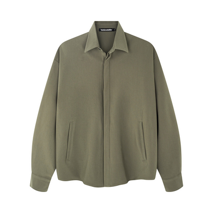 SOBER BUTTON UP OVERSHIRT