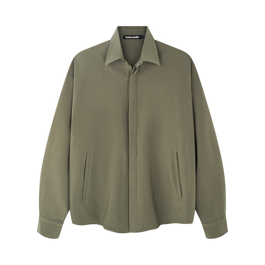 SOBER BUTTON UP OVERSHIRT