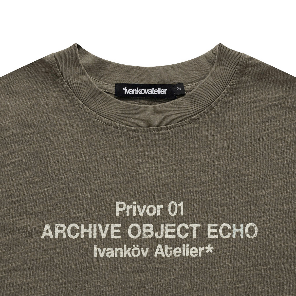 PRIVOR 01 TSHIRT (WASH BROWN)