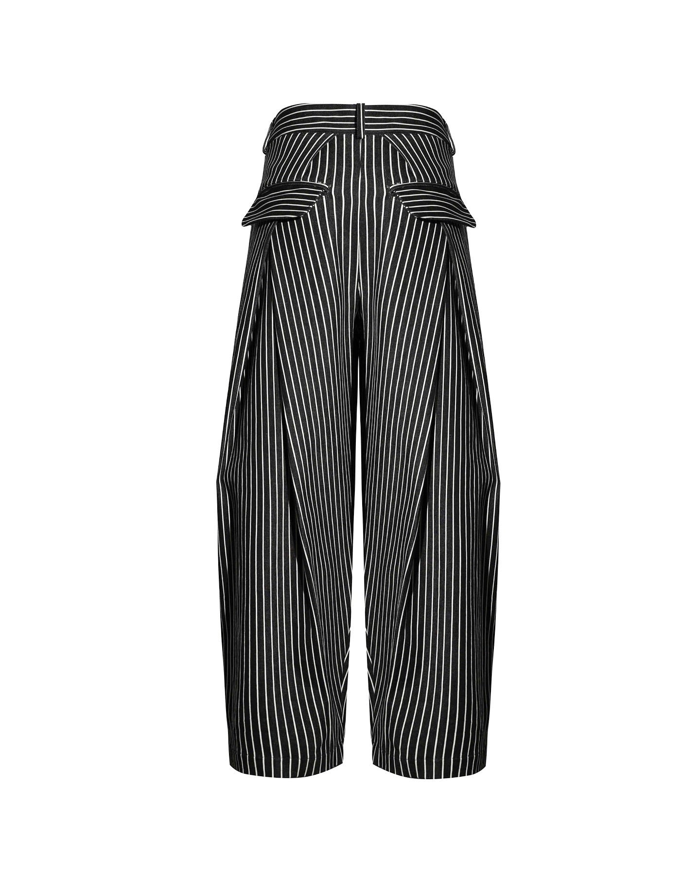 STRIPED CLUB WIDE PANTS