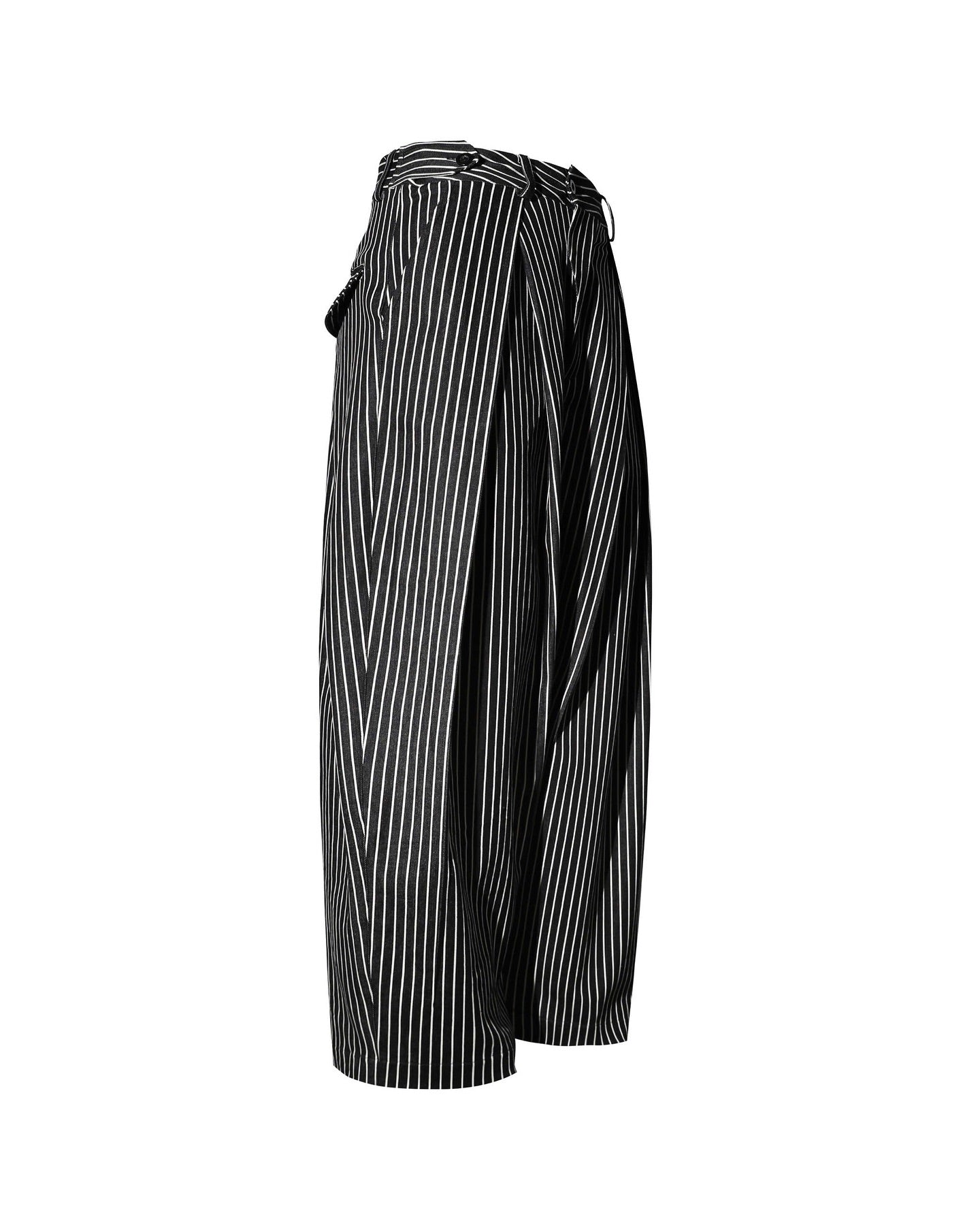 STRIPED CLUB WIDE PANTS