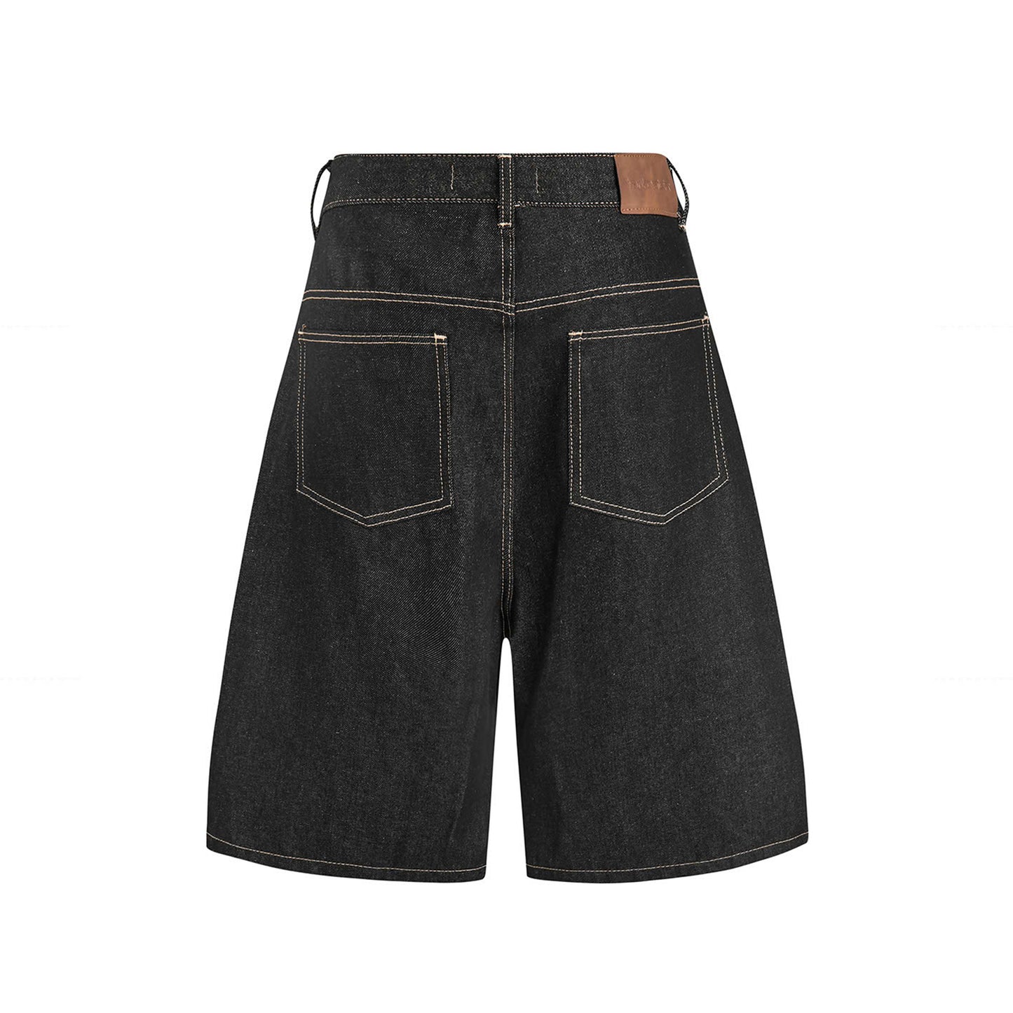 MULE POCKET RAW DENIM SHORT (RAW BLACK)