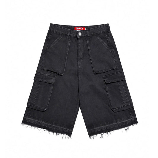 KARGO DENIM SHORTS