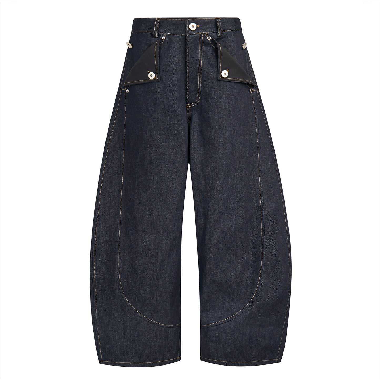 MULE POCKET RAW DENIM PANTS