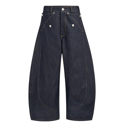 MULE POCKET RAW DENIM PANTS