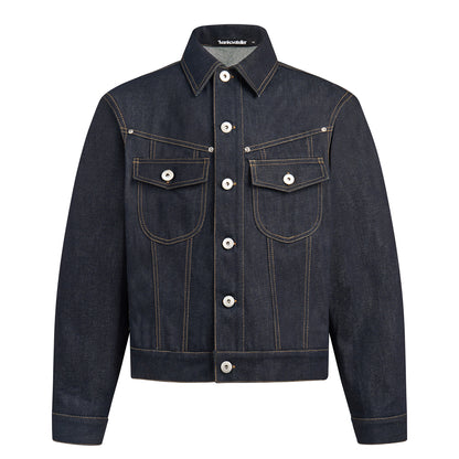 TRUCKER RAW DENIM JACKET