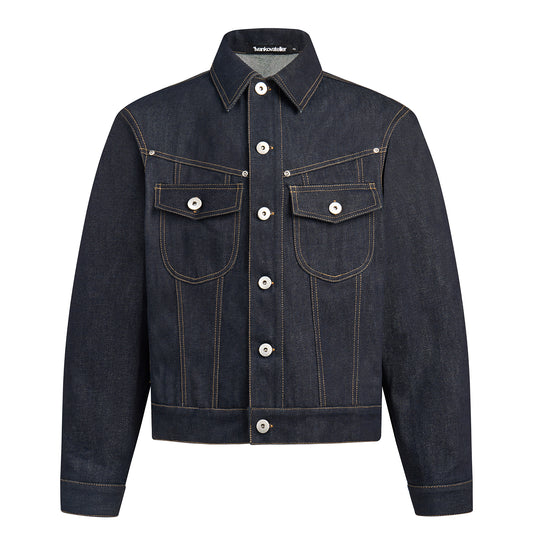 TRUCKER RAW DENIM JACKET