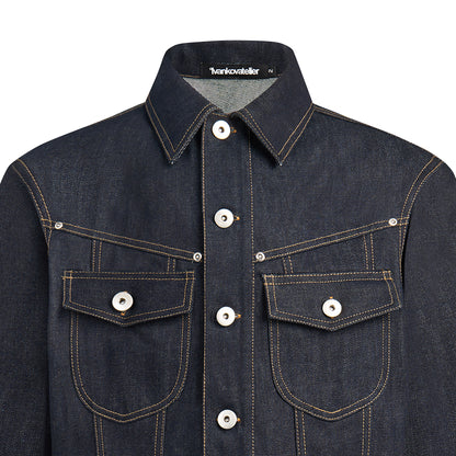 TRUCKER RAW DENIM JACKET