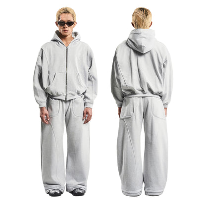 PATTERN RELAXED SWEAT PANTS
