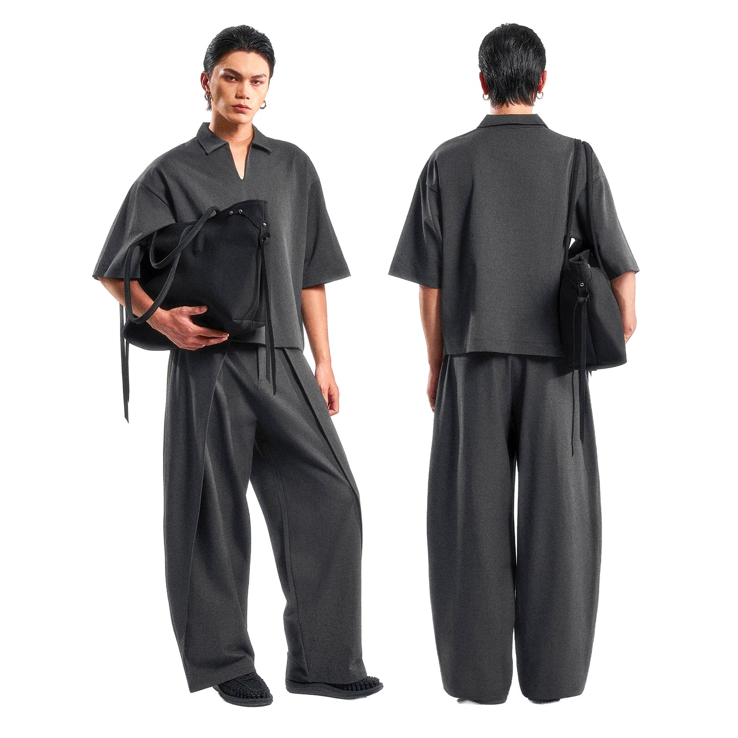FLAP WIDE TROUSER