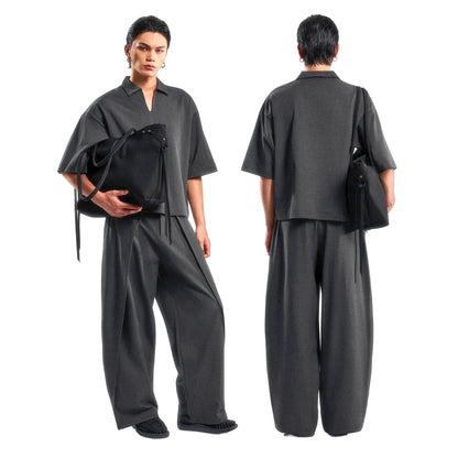 FLAP WIDE TROUSER