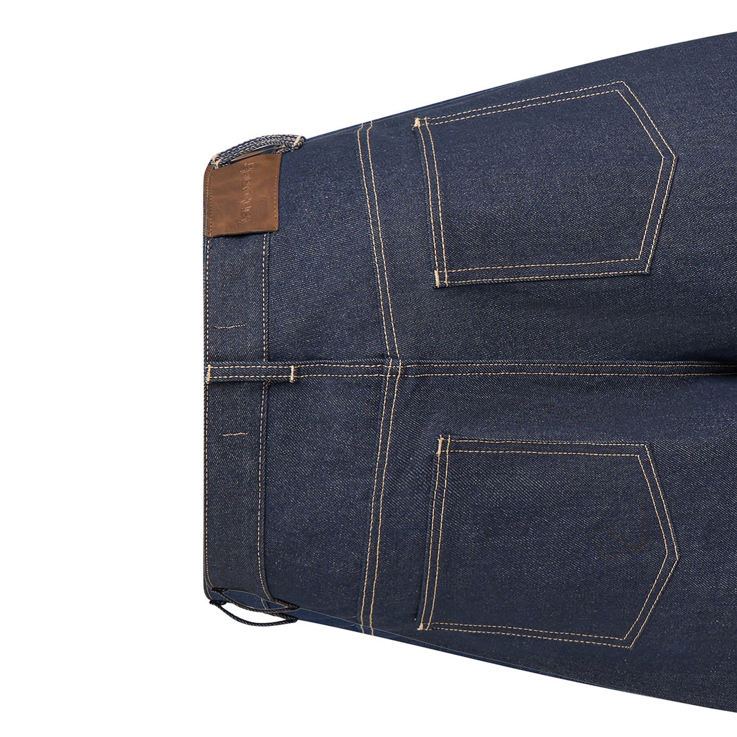 MULE POCKET RAW DENIM SHORT (RAW BLUE)