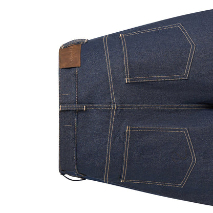 MULE POCKET RAW DENIM SHORT (RAW BLUE)