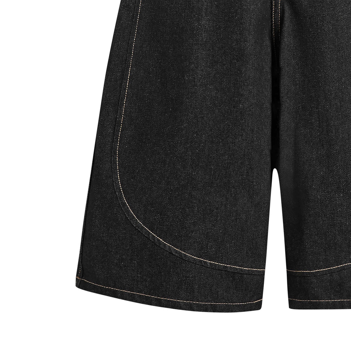 MULE POCKET RAW DENIM SHORT (RAW BLACK)
