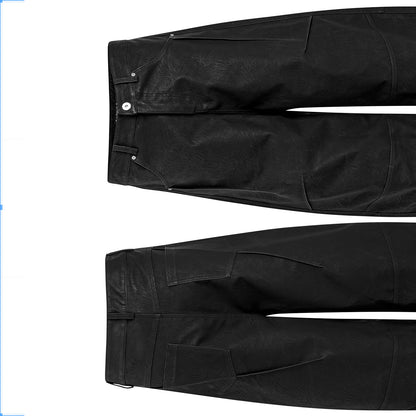 SYMMETRY FAUX LEATHER PANTS