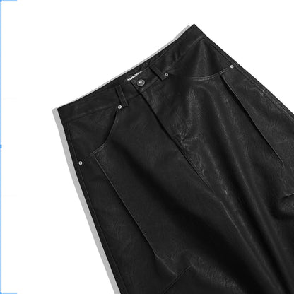 SYMMETRY FAUX LEATHER PANTS