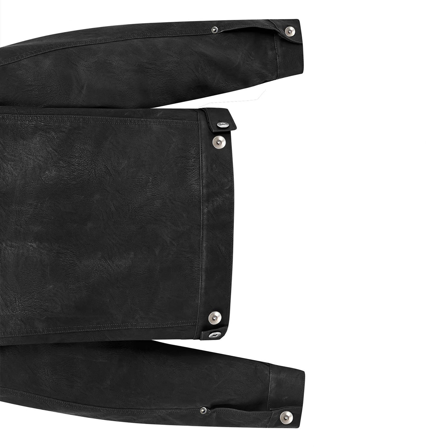 TRUCKER FAUX LEATHER JACKET