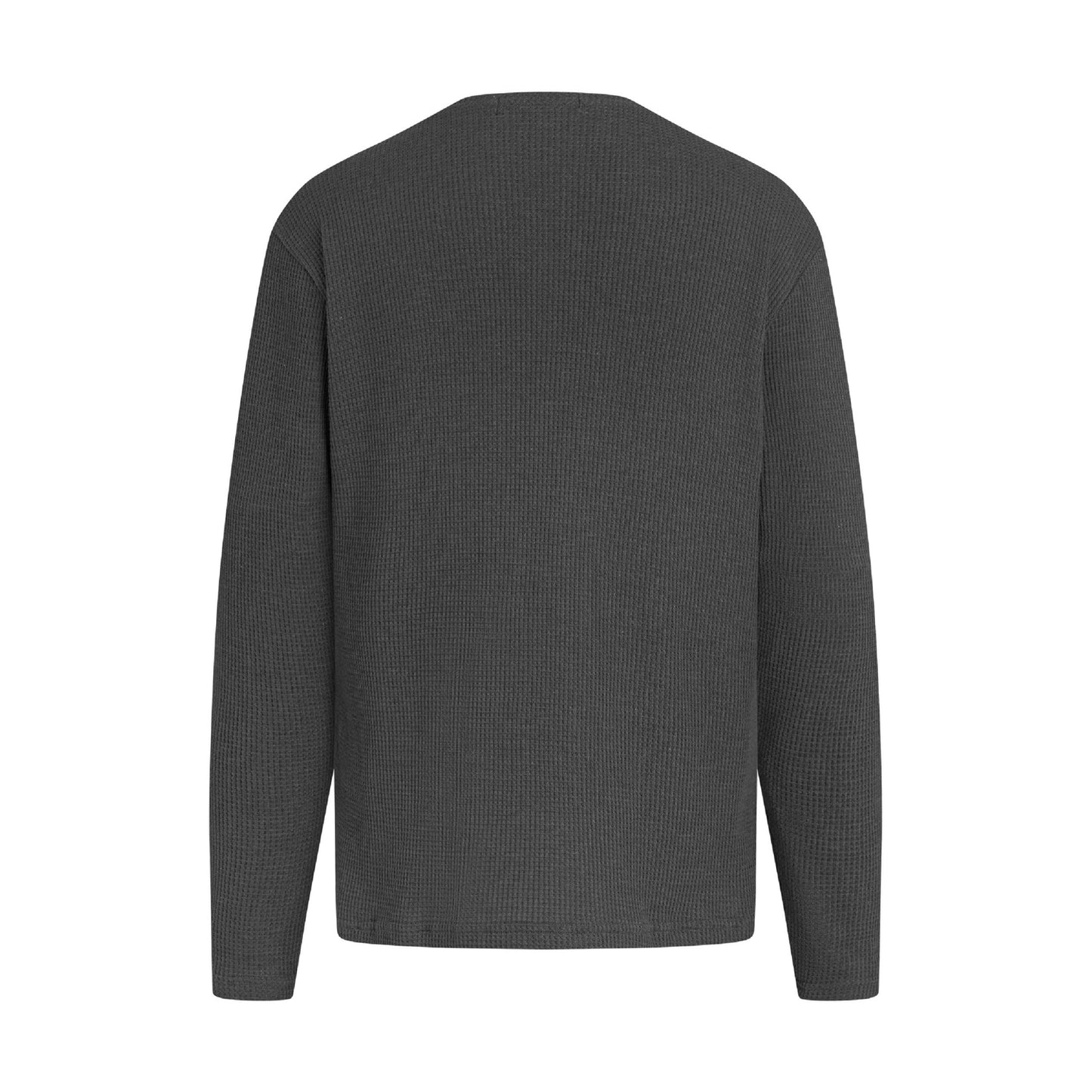 WAFFLE LONG SLEEVE (BLACK)